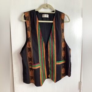 Millenium Uniforms African Nigerian Print Vest size XXL